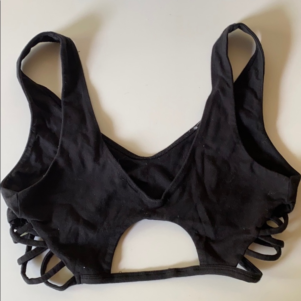 Urban outfitters strappy sports bra